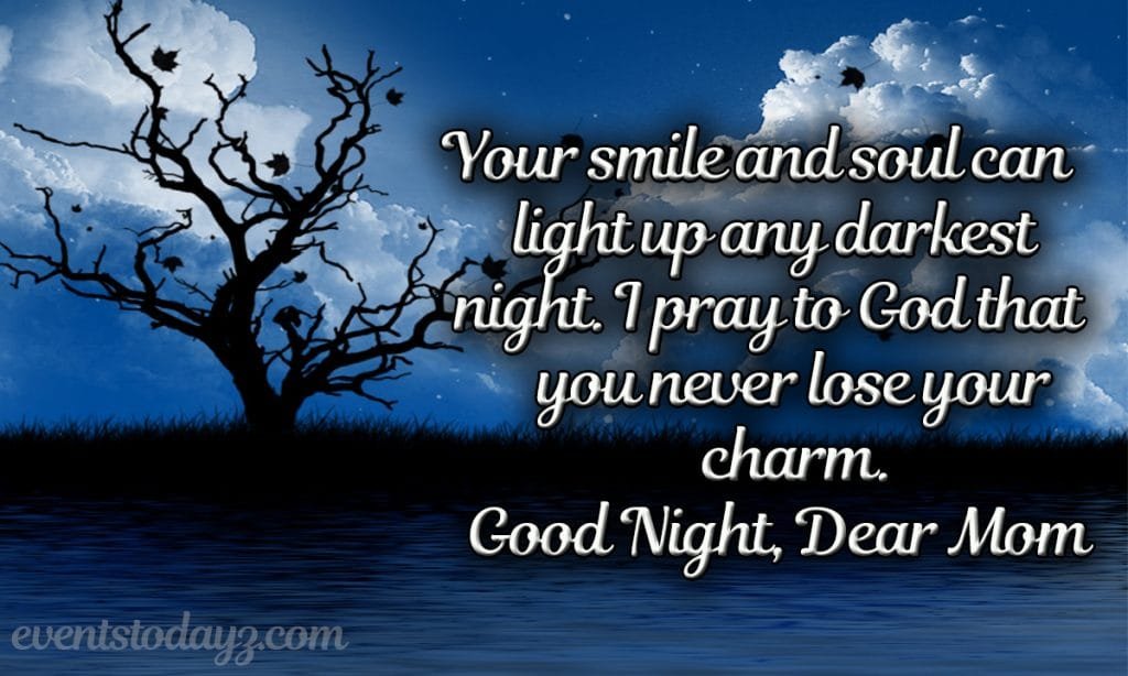 Good Night Mom Quotes Good Night Mom Wishes, Quotes, Messages & Gif Images