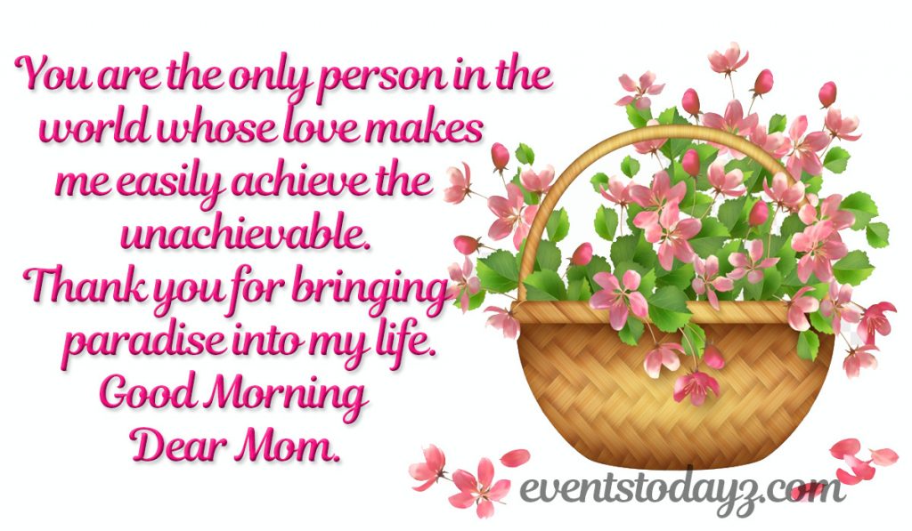 morning message for mother