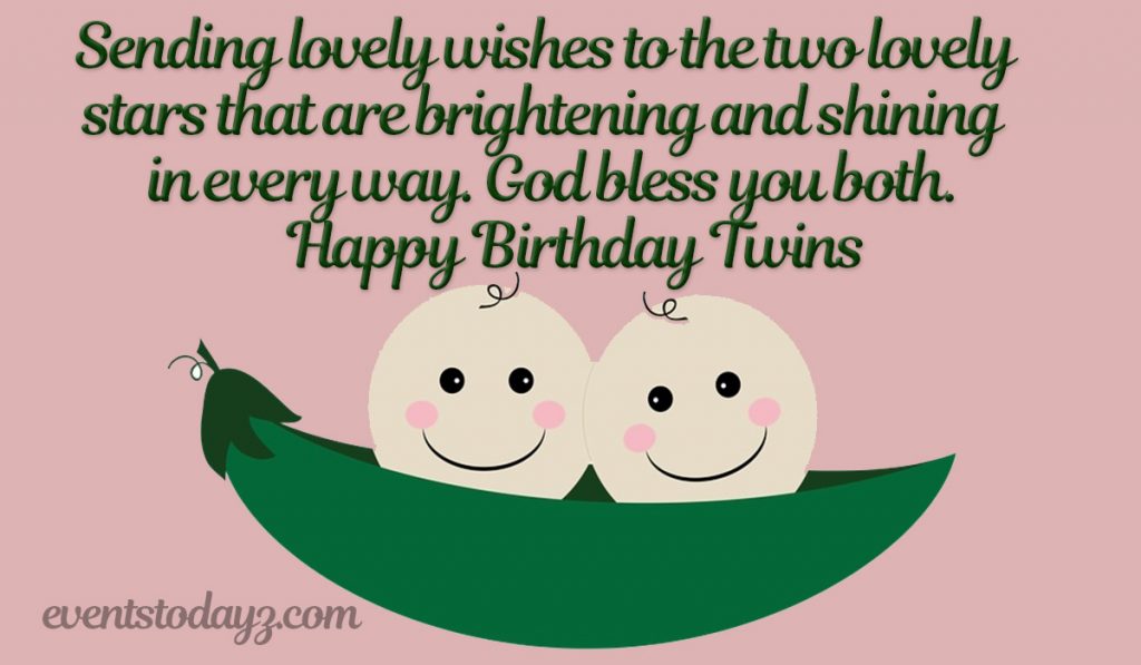 birthday wishes for twins image