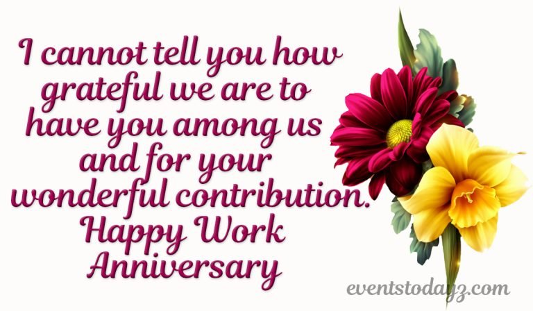 happy work anniversary image