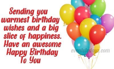 happy birthday to you