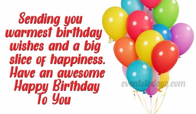 happy birthday to you