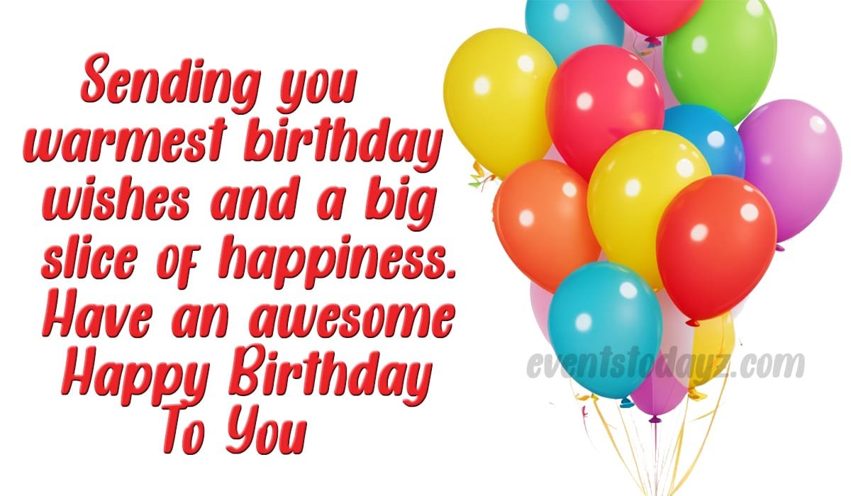 happy birthday to you