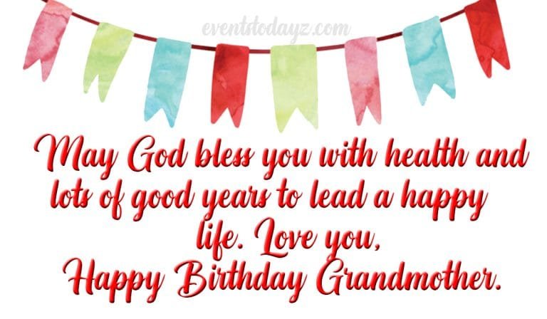 happy birthday grandma image