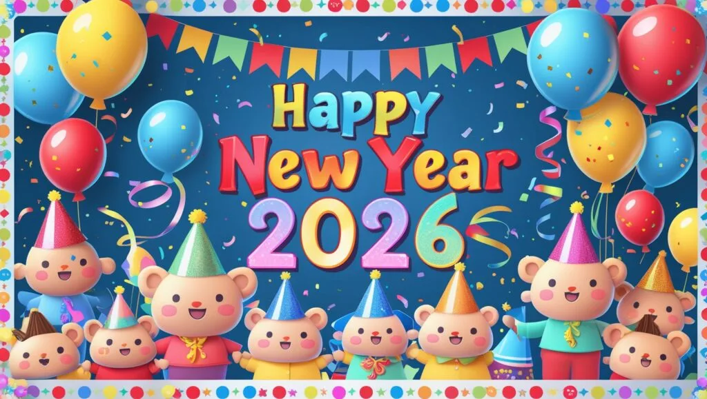 cute happy new year image 2026
