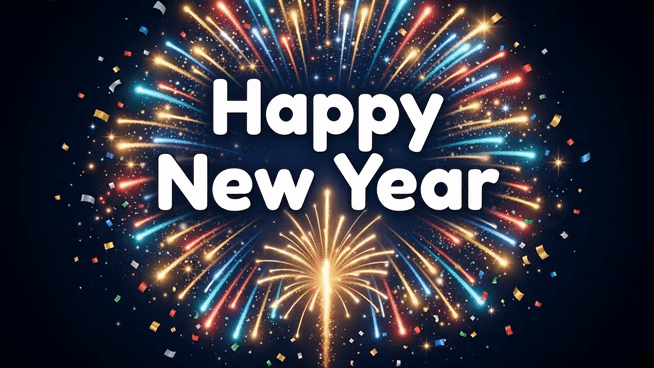 happy new year gif