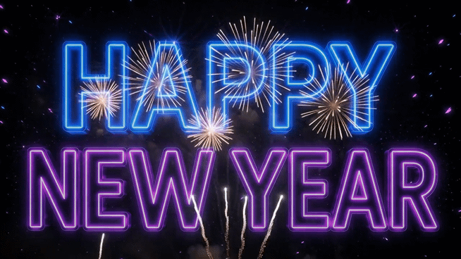 happy new year animated gif