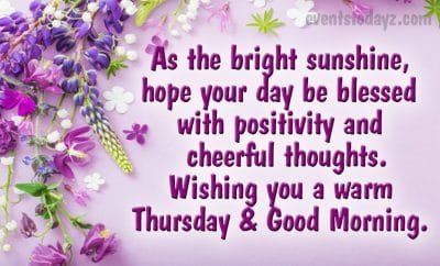 happy thursday morning image