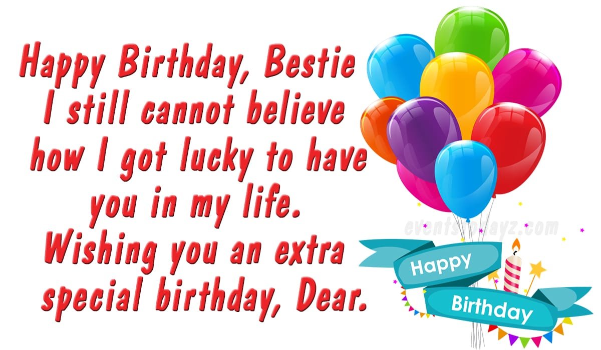 Best Friend Birthday Wishes & Quotes | Happy Birthday Bestie