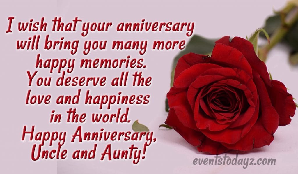 Happy Anniversary Wishes To Uncle & Aunty With Images