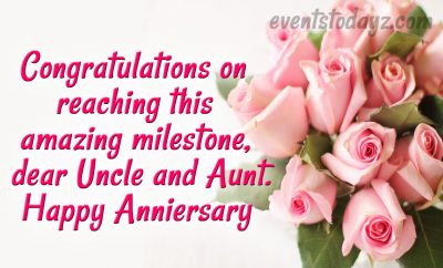 happy anniversary uncle aunt