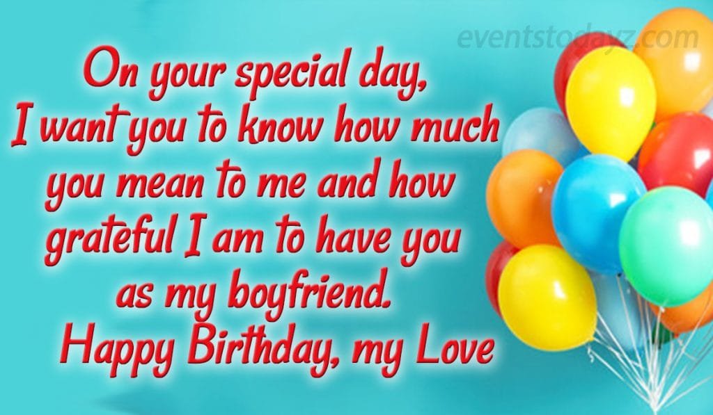 Happy Birthday Wishes For Boyfriend With Images