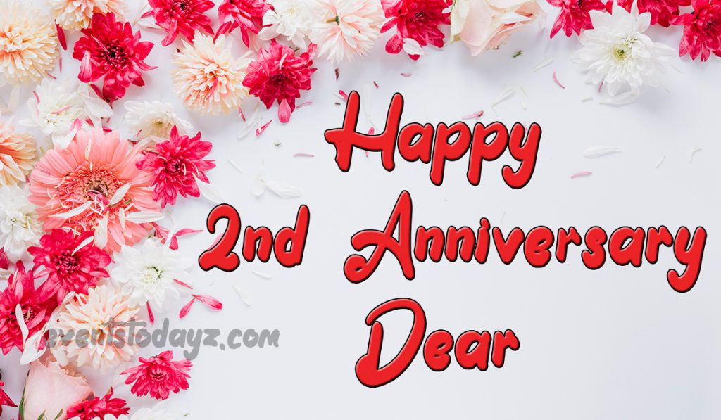 happy 2nd marriage anniversary image