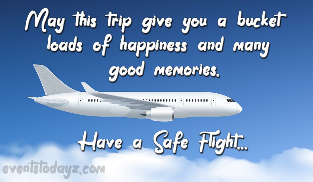 safe flight wishes image