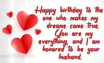 birthday message for wife
