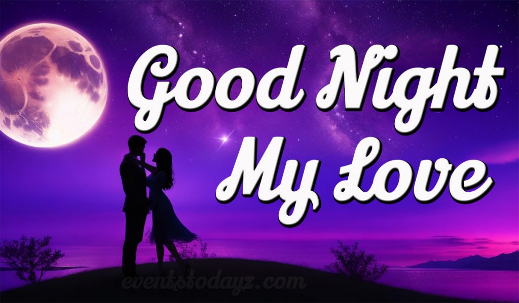 good night my love image free