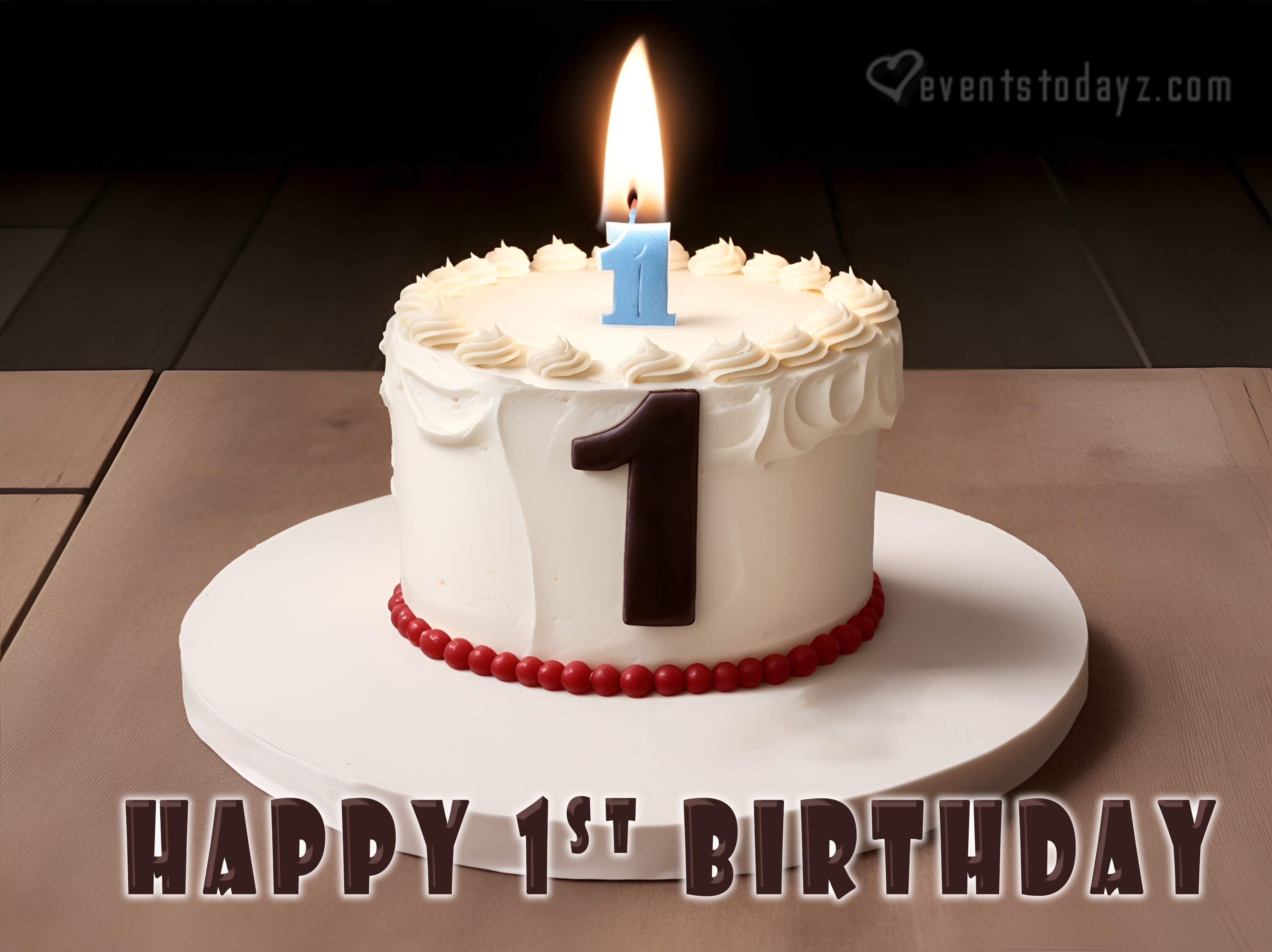 1st Happy Birthday Wishes with Images & GIF
