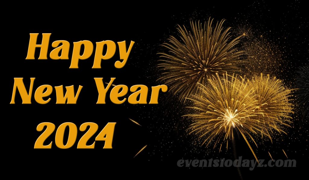 happy new year greeting image 2024