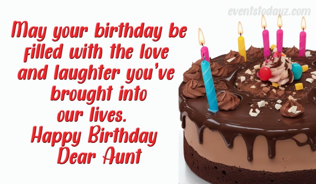 birthday greetings fo aunt image