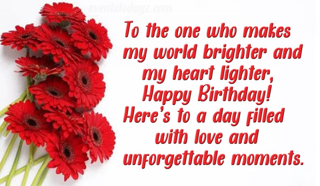 birthday wishes for love image