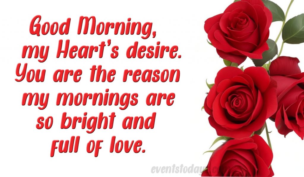 good morning love messages image