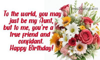 happy birthday aunt image
