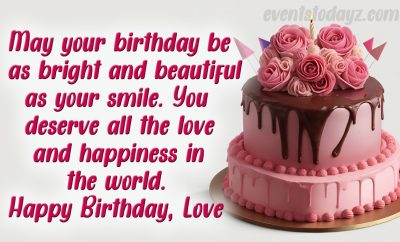 happy birthday wishes for love