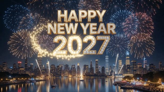 happy new year 2027 gif