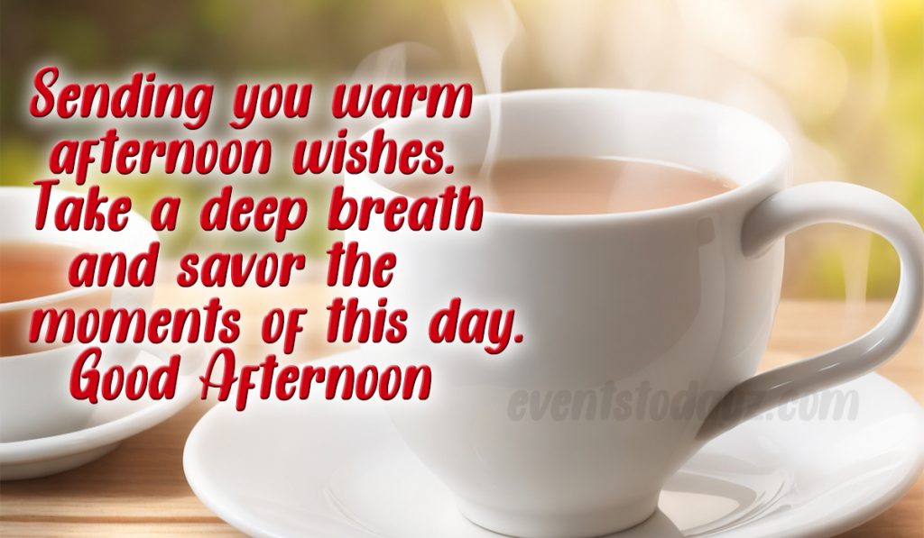 afternoon wishes image