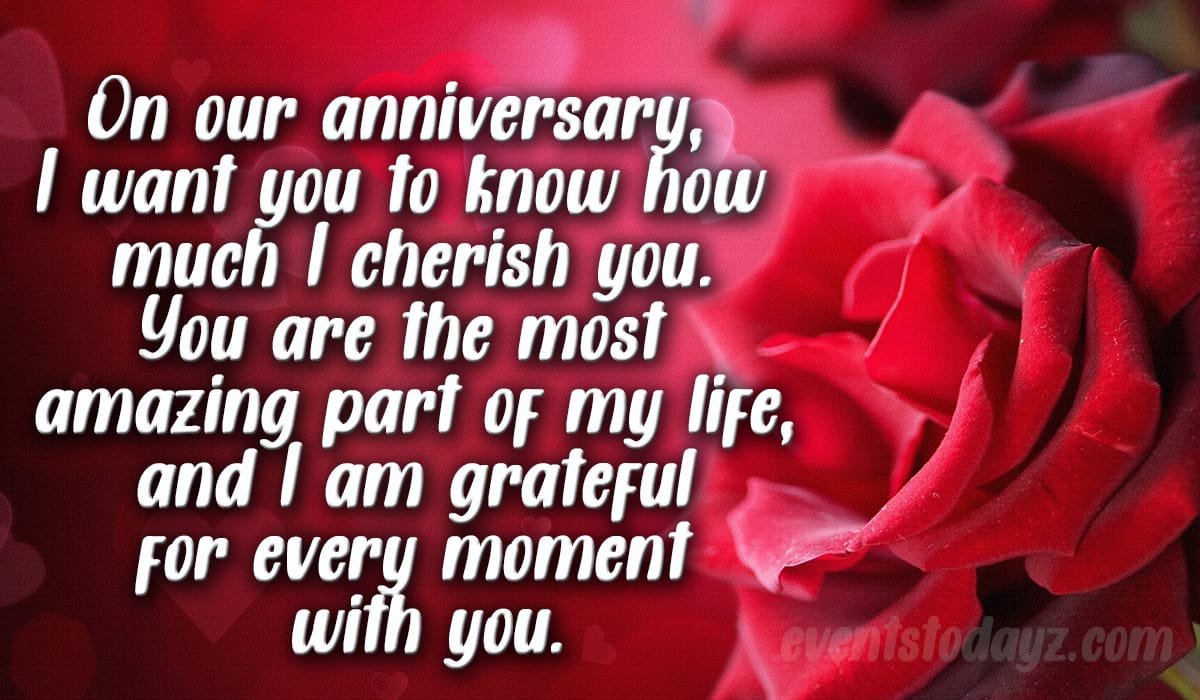 Anniversary Wishes For Love | Happy Anniversary My Love