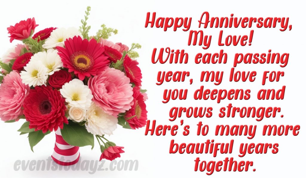 happy anniversary my love