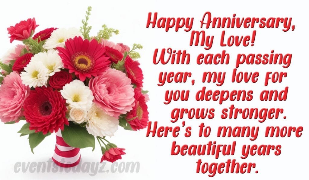 happy anniversary my love