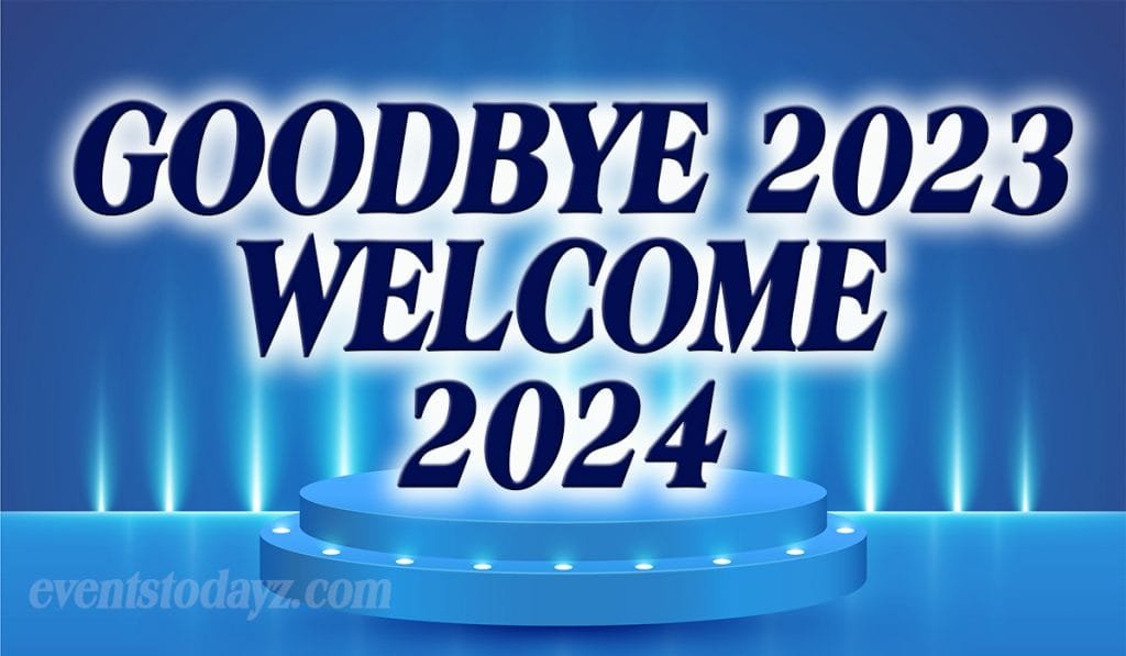 good bye welcome 2024 card image