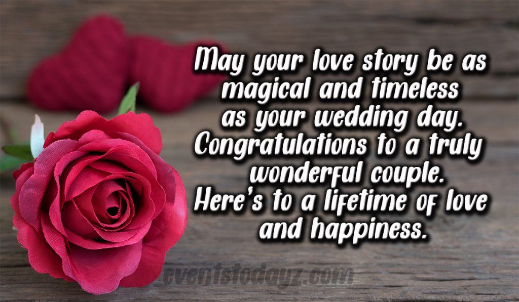 happy wedding wishes image
