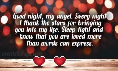 good night love image