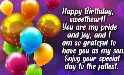 happy birthday dear son image