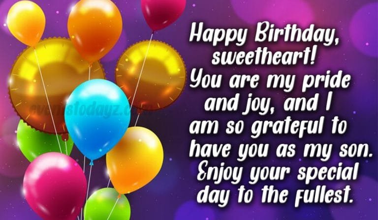 happy birthday dear son image