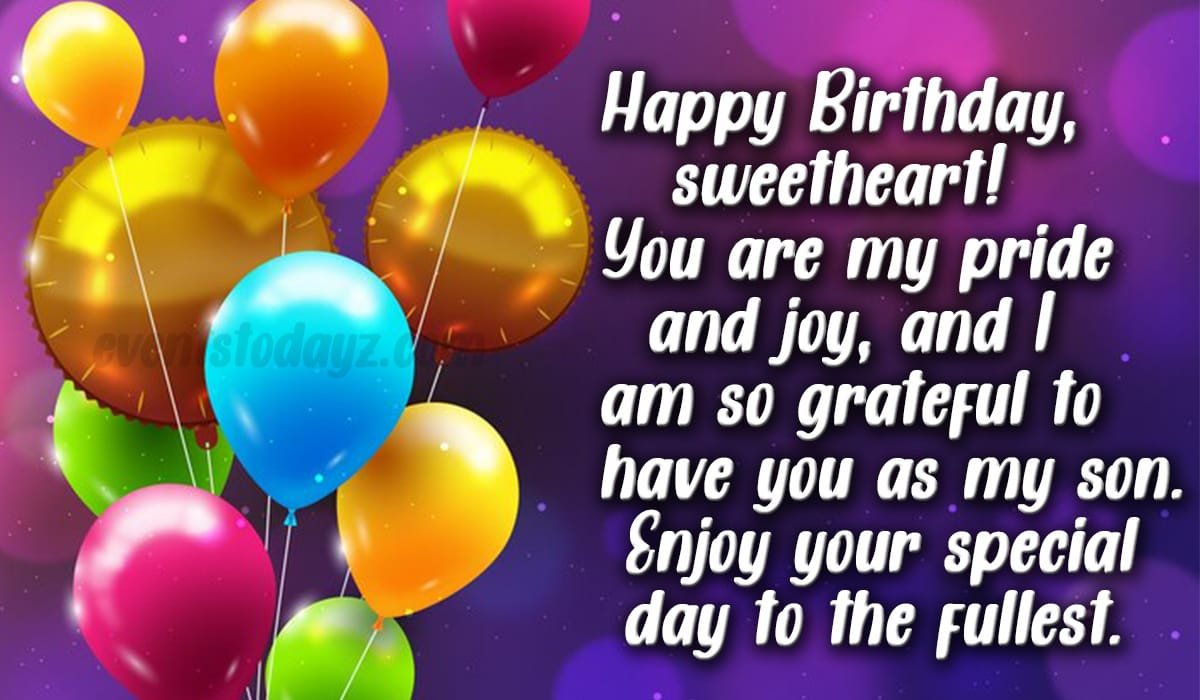happy birthday dear son image