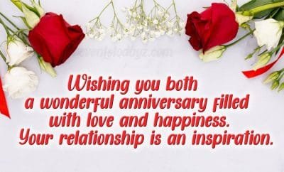 happy anniversary message for a couple