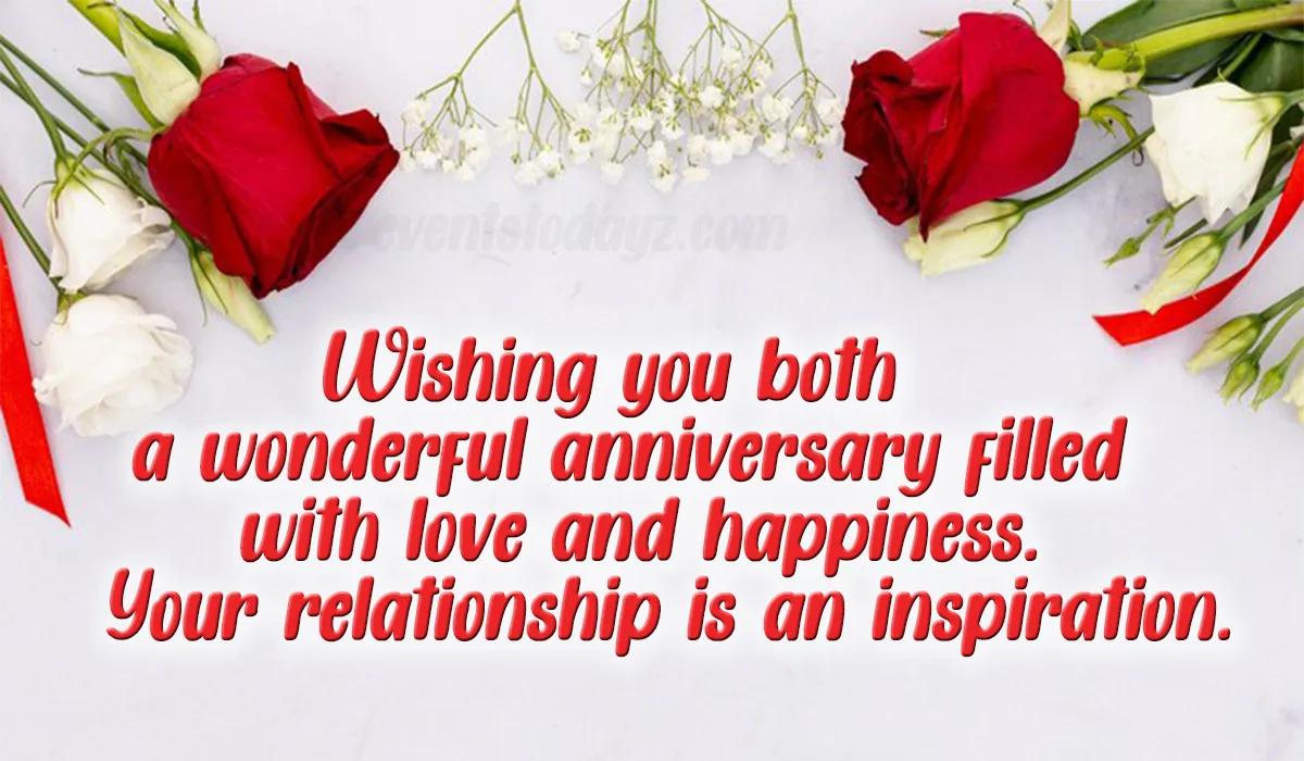 happy anniversary message for a couple