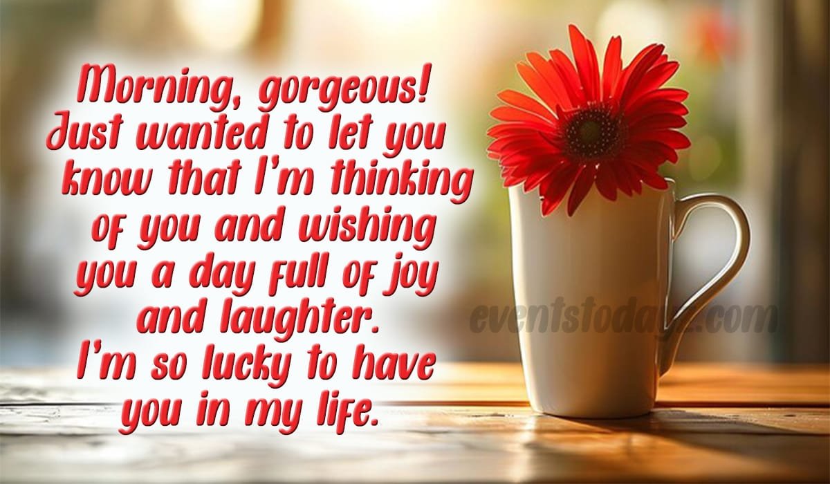 morning greetings for wife