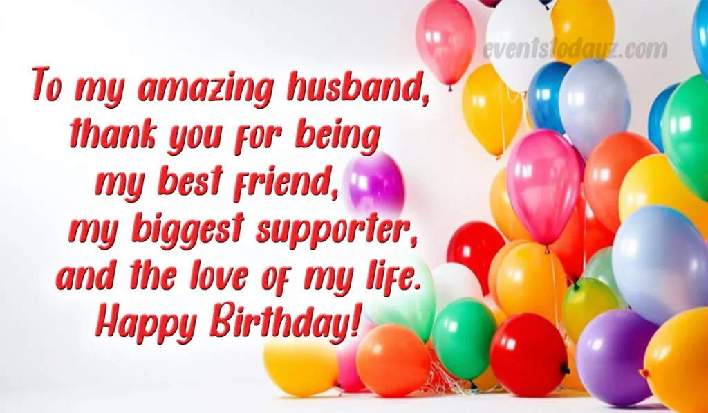 happy birthday husband message