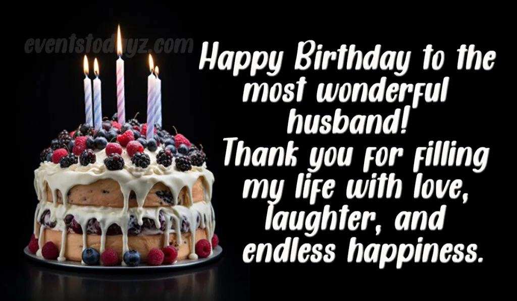 happy birthday to you dear husband