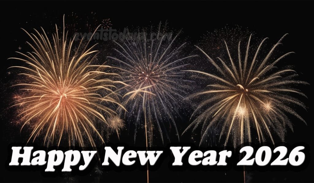 happy new year greeting card