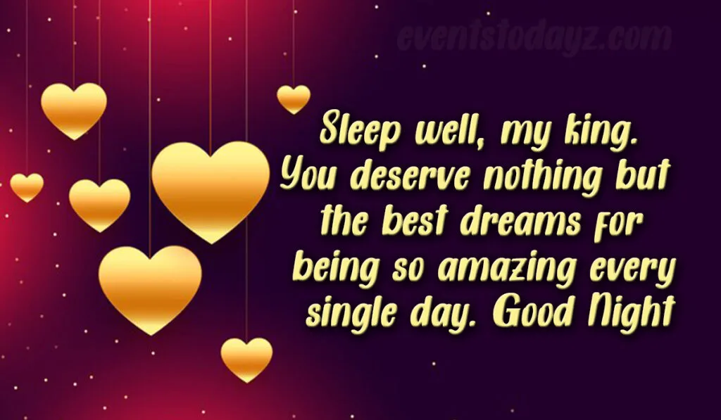 good night my king wishes