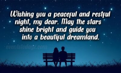 good night wishes for him