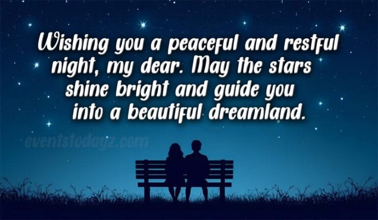 good night wishes for him