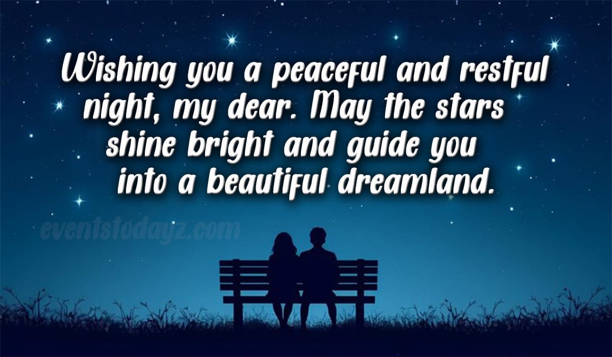 good night wishes for him