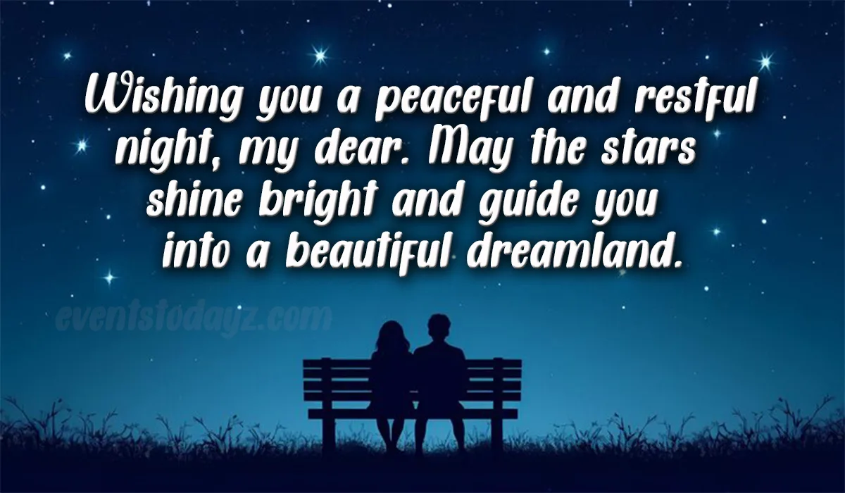 good night wishes for him