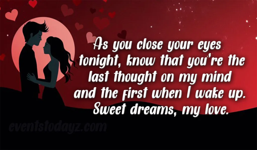 sweet dreams my love image